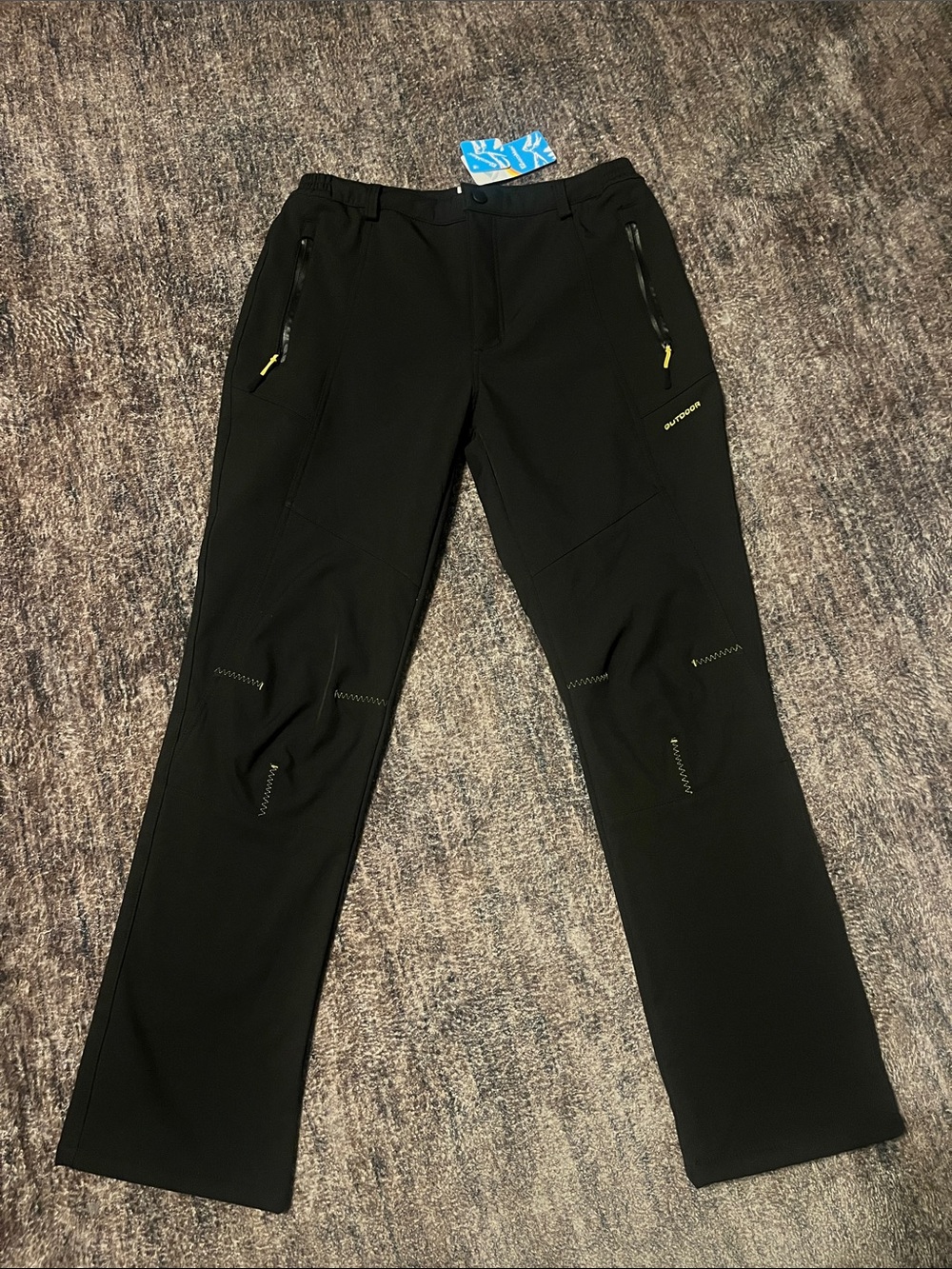Men's MagcoMsen Black Fleece Lined Winter Snow/Ski Pants Size 32